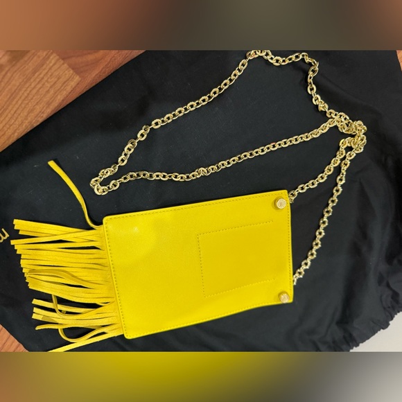 Maje bag yellow maje small leather goods jaune tu. - Picture 7 of 7